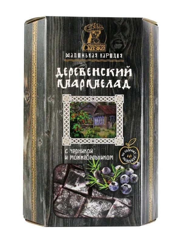 №2 Мармелад деревенский "С черникой и можжевельником" 300г в Подольске